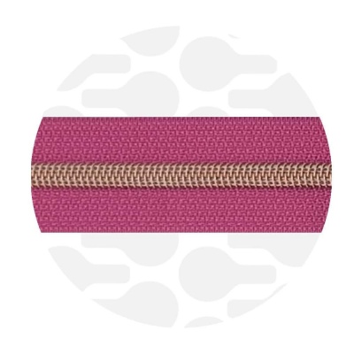 Hot Pink - #5S Rose Gold | Spiraalrits | 3 meter