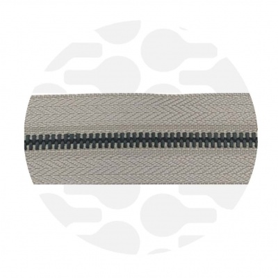 Photo of Clay - #M3 Black | Metal Zipper Tape