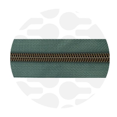 Mineral green - #5S Bronze | Spiraalrits | 3 meter