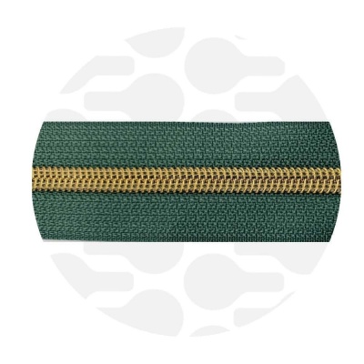 Vintage Green - #S5 Gold | Spiraalrits | 3 meter