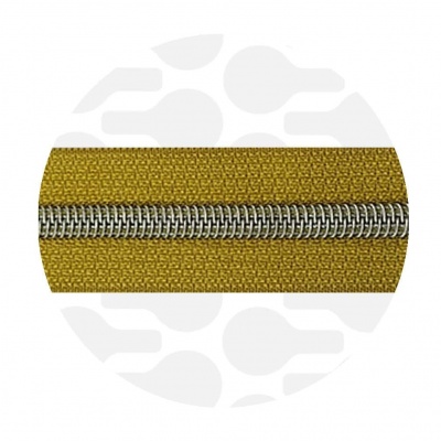 Mustard Yellow - #S5 Silver | Spiraalrits Tape | 1 meter