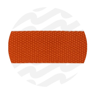 Puffins Orange - 19 mm | Katoenlook Tassenband | Pack of 1.5m