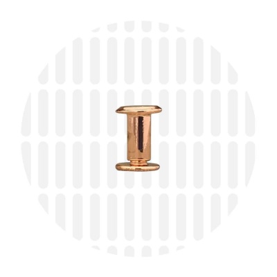Chicago screws 10x8 | Rose Gold