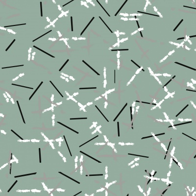 Foto van Pastel Green | Pencil Art | Outdoor en Waterafstotend | 100 cm x 145 cm