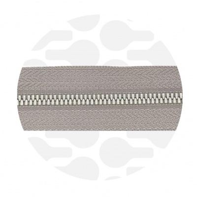 Photo of Clay - #M3 Silver | Metal Zipper Tape