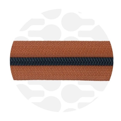 Burnt Sienna - #5S Black | Spiraalrits | 10 meter