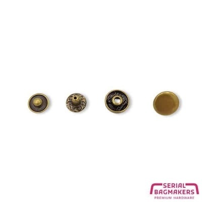 Foto von Glove snap | Basic | Antique Gold