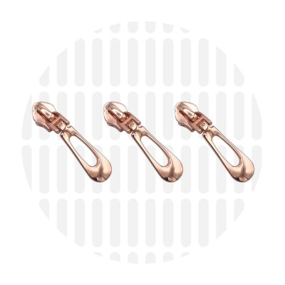 Buttonhole #5S | Schieber Nylon Reißverschluss | Rose Gold