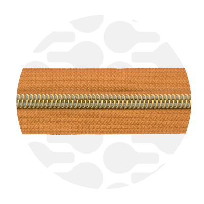 Burnt orange - #5S Gold | Spiraalrits | 1 meter