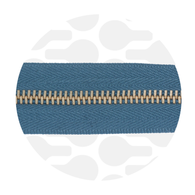 Peacock - #5M Gold | Ruban zip métallique