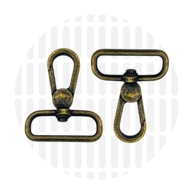 Premium | Musketon | 32 mm | Antique Brass