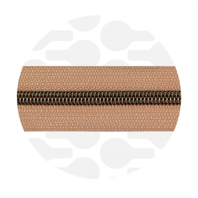 Dusty Peach - #S5 Bronze | Nylon Coil Zipper Tape | 1 meter