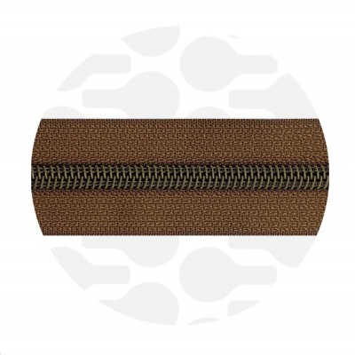 Foto van Tobacco Brown - #5S Bronze | Nylon Coil Zipper Tape | 1 meter