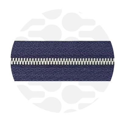 Photo of Indigo - #M3 Silver | Metal Zipper Tape