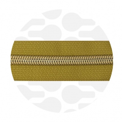 Mustard Yellow - #S5 Gold | Nylon Coil Zipper Tape | 1 meter