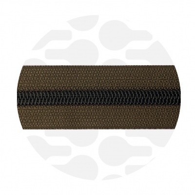 Dark Roast - #S5 Black | Nylon Coil Zipper Tape | 1 meter