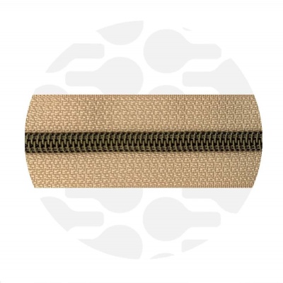 Latte Beige - #S5 Bronze | Spiraalrits | 3 meter