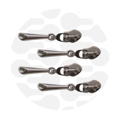Drop #5S | curseur zip nylon | Gun metal