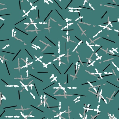 Foto van Mineral Green | Pencil Art | Outdoor en Waterafstotend | 100 cm x 145 cm