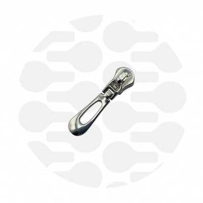 Photo of Buttonhole #M5 | Slider for metal zipper | Nickel
