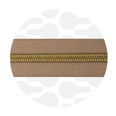 Dusty Peach - #S5 Gold | Nylon Coil Zipper Tape | 10 meter