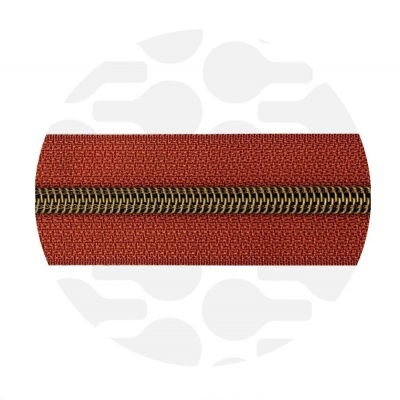 Tuscan Red - #S5 Bronze | Spiraalrits | 1 meter Tuscan Red - #S5 Bronze | Spiraalrits | 1 meter