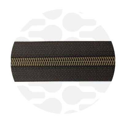 Dark Roast - #S5 Bronze | Spiraalrits | 10 meter