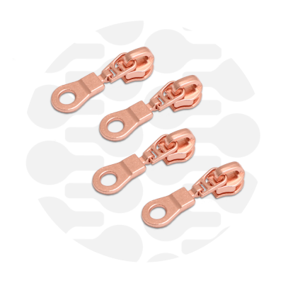 Donut #5S | curseur zip nylon | Rose Gold