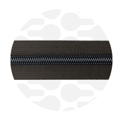 Dark Roast - #S5 Gunmetal | Spiralreißverschlüssen | 10 Meter