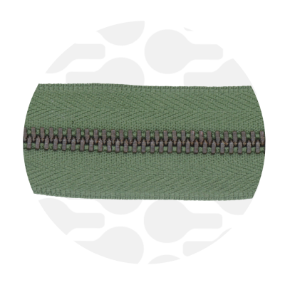 Olive - #3M Bronze | Ruban zip métallique