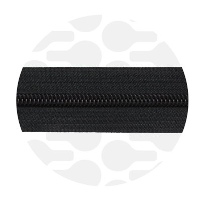 Pure Black - #5S Black | Spiraalrits | 3 meter