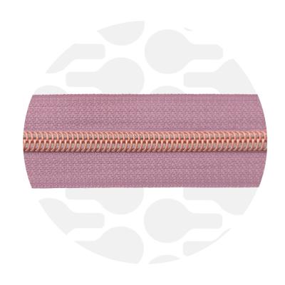 Dusty pink - #5S Rose Gold | Zip Nylon | 1 mètre