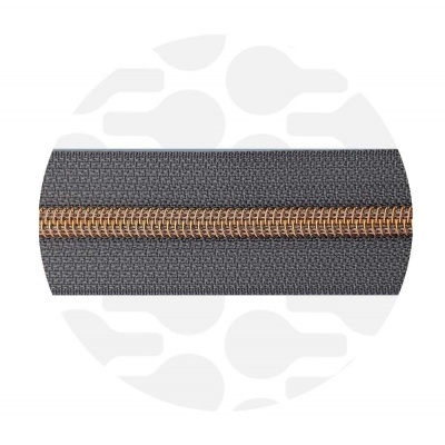 Otter Brown - #5S Rose Gold | Zip Nylon | 10 meter