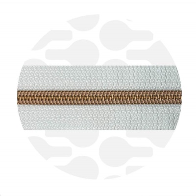 Pure White - #S5 Rose Gold | Spiraalrits | 1 meter