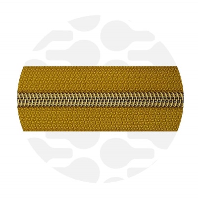 Kurkuma Yellow - #5S Gold | Nylon Coil Zipper Tape | 1 meter