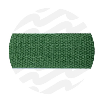 Woodland Green - 19 mm | Cotton Poly Webbing | Maxi Roll