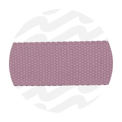 Dusty pink - 25 mm | Katoenlook Tassenband | 15 meter
