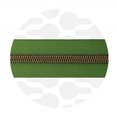 Woodland Green - #5S Bronze | Nylon Coil Zipper Tape | 10 meter