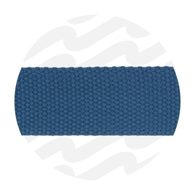 Stormy blue - 38 mm | Katoenlook Tassenband | Pack of 1.5m