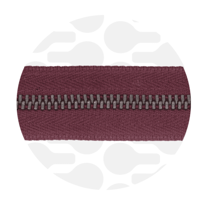 Photo of Wine Red - #M3 Bronze | Metal Zipper Tape (2 meter)