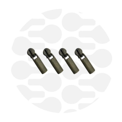 Photo of Zipper slider Classic #S3 | Antique Brass (pack of 20)