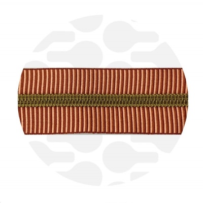 Striped Canyon - #5S Bronze | Nylon Coil Zipper Tape | 3 meter