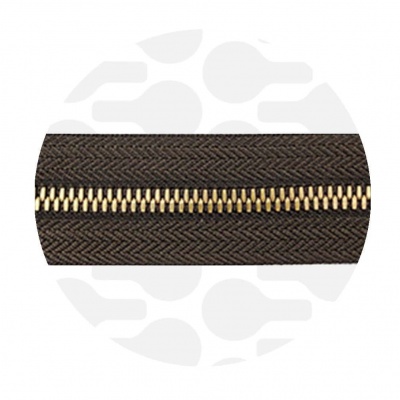 Dark Roast - #M5 Gold | Metal Zipper Tape