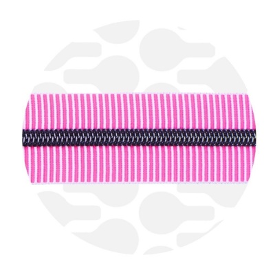 Magenta - #5S Gunmetal | Spiraalrits | 1 meter