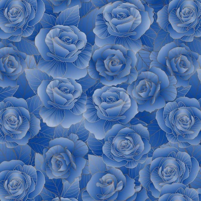 Foto van Royal Blue | Roseline | WPC | 100 cm x 140 cm