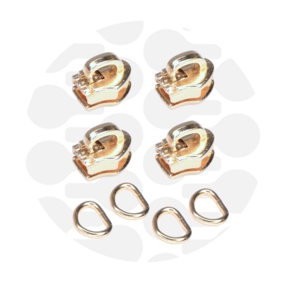 Foto van Snap-on #5M | schuiver metalen rits | Gold