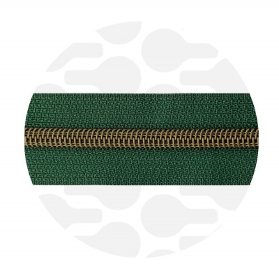Pine Green - #5S Bronze | Spiralreißverschlüssen | 1 meter