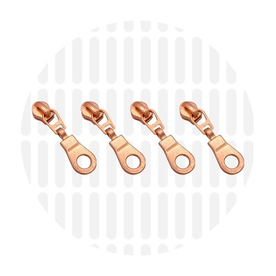 Zipper slider Donut #S3 | Rose Gold Zipper slider Donut #S3 | Rose Gold
