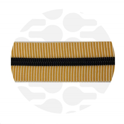 Striped Sahara - #5S Black | Nylon Coil Zipper Tape | 3 meter