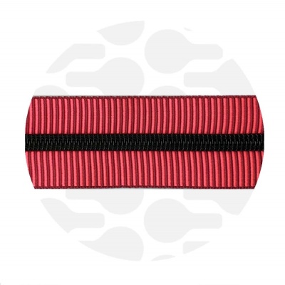 Striped Berry - #5S Black | Nylon Coil Zipper Tape | 3 meter
